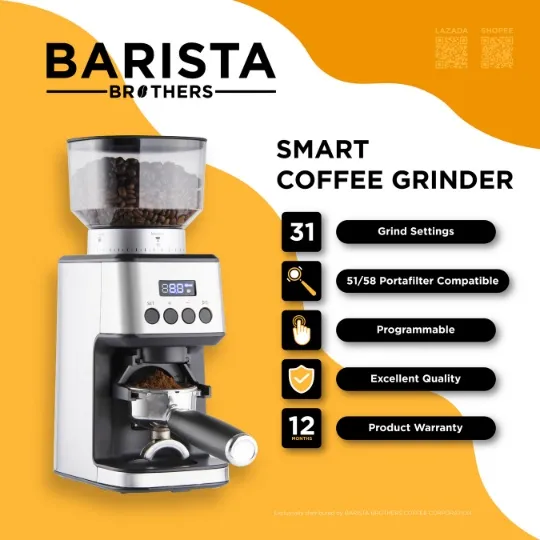 【Fast Shipping from Manila】Barista Brothers Smart Coffee Grinder Fit for 58mm/51mm Portafilter
