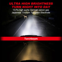 Torchbeam D8S Car HID Xenon Headlight 45V 25W 2800LM Super Bright Xenon HID Bulbs 2PCS 6000K Car Headlamp Light Kit