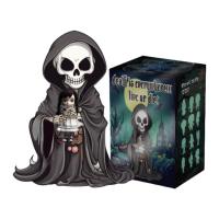 Grim Reaper Doll Horror Halloween Ghostface Statue Decorative Resin Collectible Toy Halloween Ornaments for Table Desk opportune