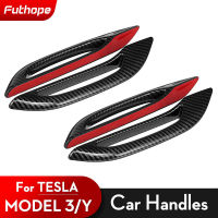 Futhope 4Pcs Bonding ประตู Handle สำหรับ Tesla รุ่น3รุ่น Y 2021-23รถ Firm Antifreeze การปรับเปลี่ยนอุปกรณ์เสริม