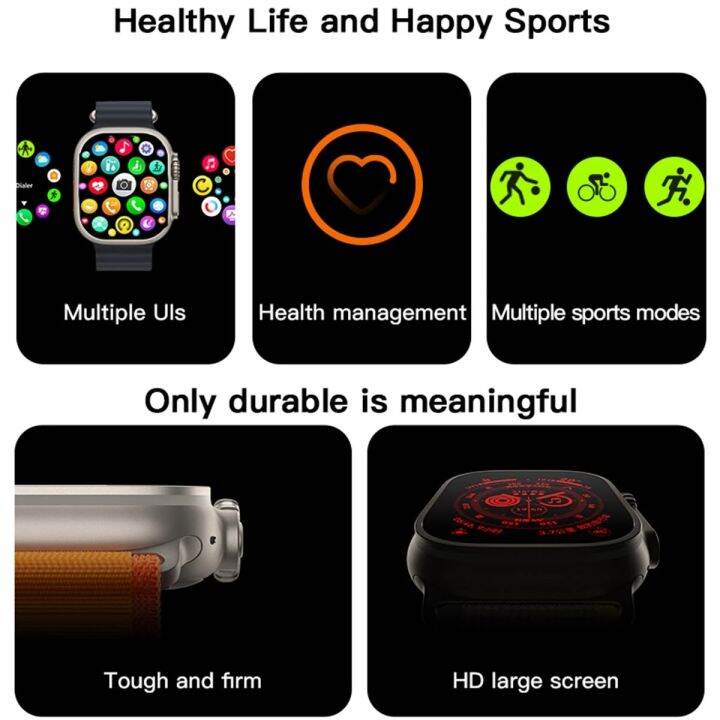 zzooi-iwo-t800-ultra-smartwatch-ultra-men-women-watch-8-ultra-wireless-charger-men-women-sport-waterproof-smart-watch-ultra-pk-h11-dt8