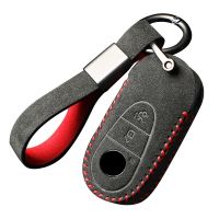 Turn Fur Leather Car Remote Fob Key Case Cover For Mercedes Benz 2021 C Class S Class W223 S350 S400 S450 S500 C200 C260 2021