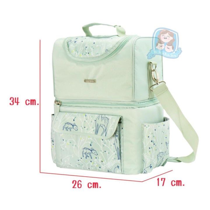 chitida-bag-รุ่น-frozen-กระเป๋าเก็บนมแม่-รักษาอุณหภูิ-ใส่เครื่องปั๊มนม-s1-s2ได้-แบบสองชั้น