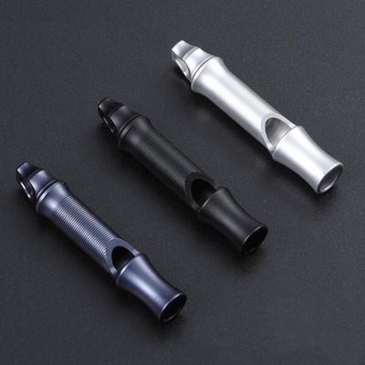 Aluminum Alloy Whistle Metal Explosion Sound Rescue Equipment Outdoor Adventure Survival Emergency High-frequency Whistle Survival kits