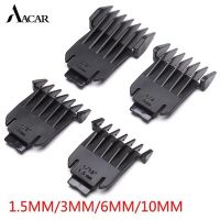 4pcs/set 1.5mm/3mm/6mm/10mm T9 Universal Hair Clipper Limit Comb Guide Sets Limit Calipers Trimmer Guards Hairdressing Tools