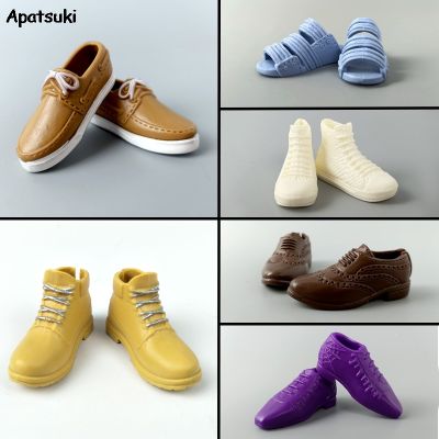 Sandals Doll Shoes For Prince Ken Boy Doll Male Sneakers Shoes Doll Accessories Kids For Barbie Boyfriend Ken Baby Flat Shoes