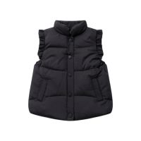 Baby Girls Down Gilets Little Girls Winter Sleeveless Puffer Vest Jackets Kids Causal Warm Waistcoat Children Outerwear Coats