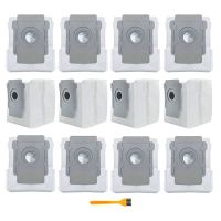 12 Pack Vacuum Bags for IRobot Roomba I7 I8 I3 I4 I6 I7+ Plus I and S Series Clean Base Automatic Dirt Disposal Bags