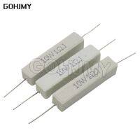 10PCS 10W Cement resistance 0.1 ~ 10k ohm 0.33R 1R 10R 100R 0.22 0.33 1 10 100 1K 10K ohm Cement resistor igmopnrq Replacement Parts