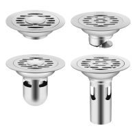 ☢♗ Stainless steel Floor Drains Anti-odor Drainer Shower Strainer Cover Bathtub Ground Leakage Kitchen Bathroom Hardware Fittings