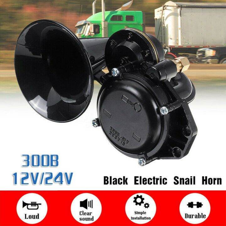 Car Boat Motorcycle Horn For Scania Scania For Volvo Snail Air Horn 48W ...