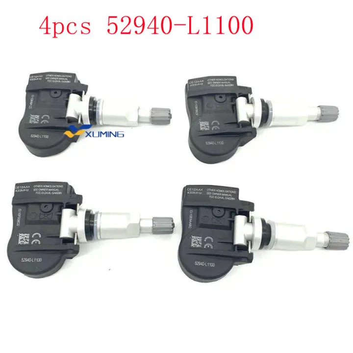 4pcs 433mhz tire pressure Monitoring sensor 52940L1100 For KIA-Seltos ...