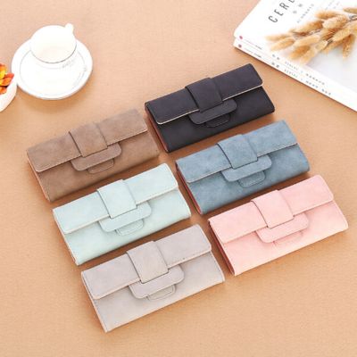 New Women Pu Leather Wallets Long Hasp Purses Multifunction Large Capacity Purse Female Card Holders Portable Clutch for Girls