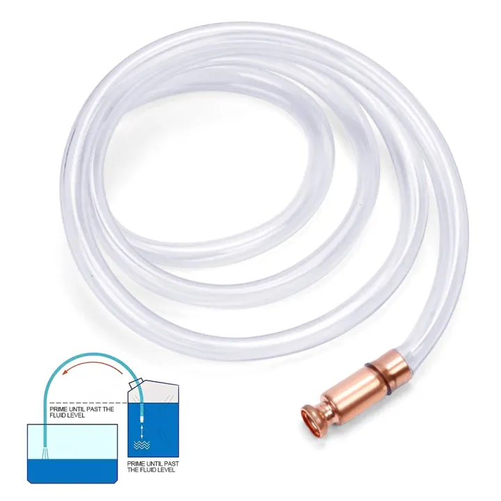 Hittime Manual Gasoline Fuel Suction Pipe Gas Siphon Pump Water Shaker