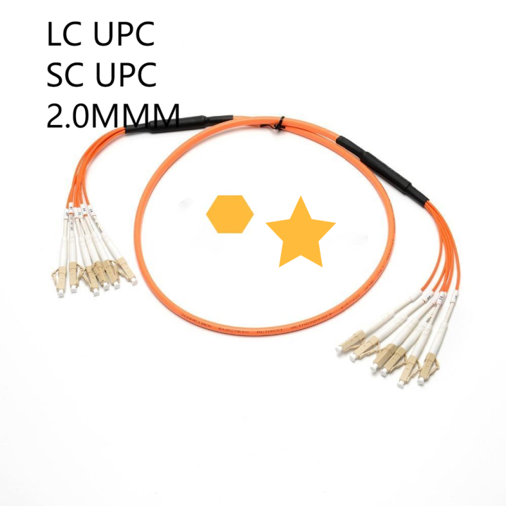 6 Pieces Armored LC UPC-SC UPC 2.0mm Armored Fiber Pigtail Patch Cord ...