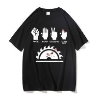 Rock Paper Scissors Table Saw Funny Carpenter Tshirt Prevailing Novelty Tee Mens Black Tshirt Loose T Gildan