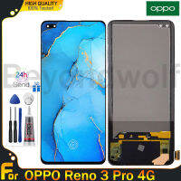 Beyondwolf LCD TFT 6.4นิ้วสำหรับ Oppo Reno 3 Pro 4G สัมผัสหน้าจอ LCD แทนการประกอบสำหรับหน้าจอดิจิตอล Oppo Reno 3 Pro 4G CPH2035หน้าจอ CPH2036 CPH2037