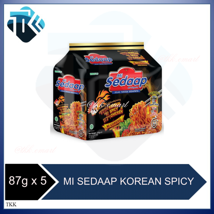 MI SEDAAP KOREAN SPICY 87GX5 | Lazada