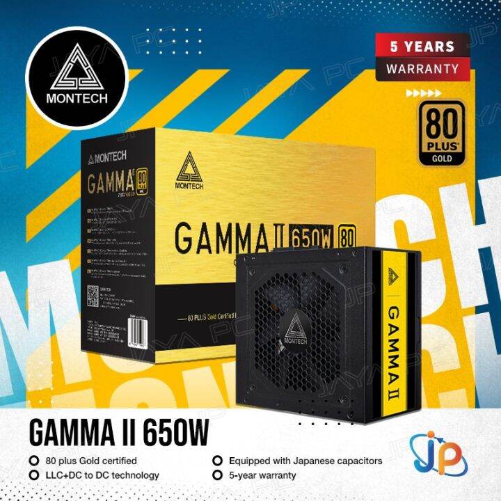 Montech Gamma II 650W PSU/ Power Supply 80+ Gold | Lazada Indonesia