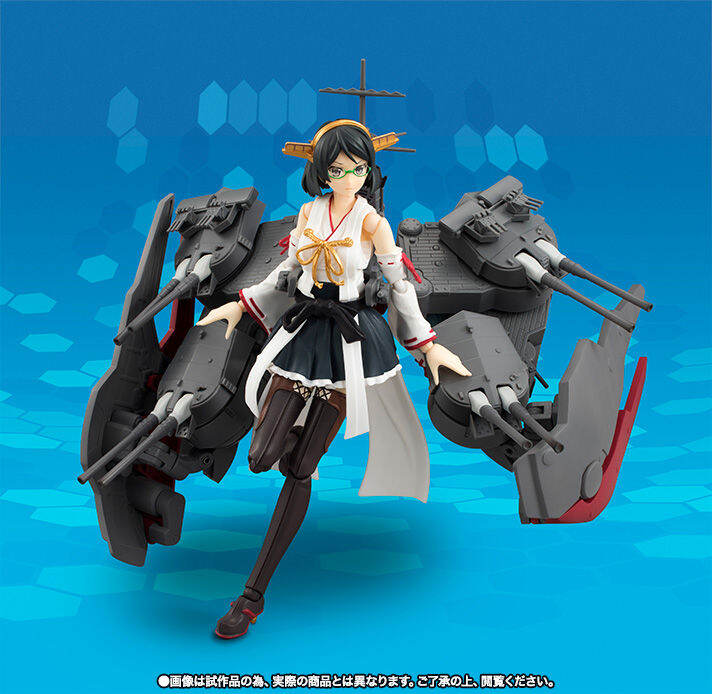 figma-ฟิกม่า-งานแท้-100-figure-action-bandai-armor-girls-project-agp-จากการ์ตูนเรื่อง-kantai-collection-kan-colle-คันไตคอลเลกชัน-เรือรบโมเอะ-kirishima-kai-ni-ii-คิริชิมะ-ไคนิ-ver-original-from-japan-แ