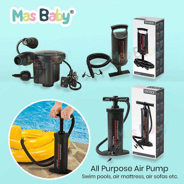 INTEX Inflatable Pool Air Pump Baby Adult Kids Swimming Swim Water