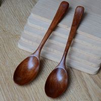 ☁ Hot Sale Lot Wooden Spoon Bamboo Kitchen Cooking Utensil Tool Soup Teaspoon Catering Kids Spoon kitchenware for Rice Soup