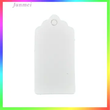 300PCS White Paper Tags, Gift Tags with String Price Tags