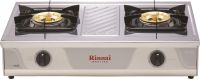 Rinnai เตาแก๊สกล่องคู่ หัวทองเหลือง สแตนเลสหนา รุ่น RT-711SS