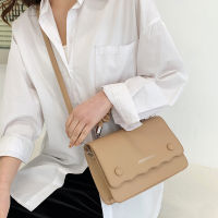 Women PU Leather Flap Shoulder Bag with Mini Pouch Lady Fashion Solid Color Composite Bag Luxury nd Designer Handbags