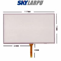 DHARET 5Inch 120mmx73mm Touchscreen for Garmin Nuvi 1490 1490T 1490TV AT050TN33 AT050TN34 Touch Screen Panel Glass Digitizer