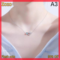 Zozo ✨Ready Stock✨ สร้อยคอประดับจี้รูปดาวสำหรับผู้หญิงสไตล์เกาหลีสร้อยคอโซ่สำหรับนักเรียนเหมาะสำหรับเป็นของขวัญวันเกิดให้กับเพื่อนที่ดีที่สุด