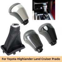 เกียร์อัตโนมัติเกียร์เปลี่ยนลูกบิด Gaitor Boot Cover Case สำหรับ Toyota Highlander Land Cruiser Prado อุปกรณ์ตกแต่งภายใน