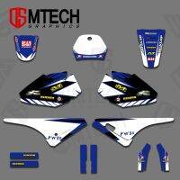 ♨ DSMTECH Motorcycle graphics decal stickers background kits For YAMAHAH pw 80 pit bike autocollants grafiques do motor sticker