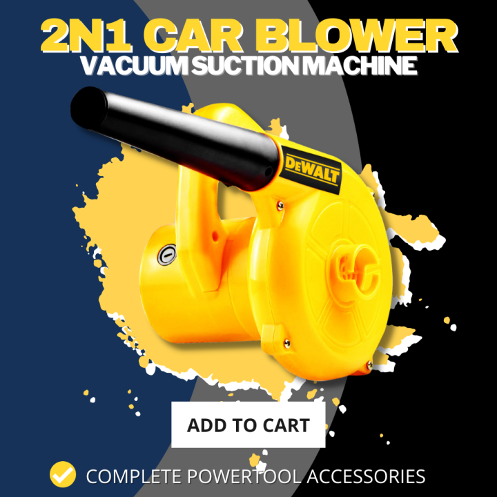 Car BLOWER 2 in 1 Heavy Duty Dust Extractors and Vacuum Cleaner with Smart Electric Hand