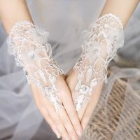 ✙♈ Bridal Wedding Wedding Gloves Lace Long Hand Sleeve Accessories Sexy Thin Lace Lace Fingerless Gloves Lace Gloves White Gloves