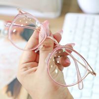 Cat Eye Anti Blue Eyeglasses Pink Women 39;s Blue Light Blocking Computer Glasses Girl Mirror Glasses Frame Eyewear