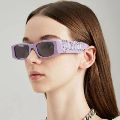 แว่นตากันแดดพังก์เล็กวินเทจสำหรับผู้หญิงผู้ชายย้อนยุคแบรนด์ดีไซน์เนอร์ผู้หญิง UV400แว่นตากันแดดแว่นสี่เหลี่ยม Oculos De Sol