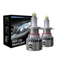 8 Sides Car Led Headlight 55W 30000LMPair H7 Car Canbus LED Headlights Lamps Kit Bright White 6000K