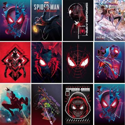 2022 Spiderman ภาพวาดผ้าใบ-โปสเตอร์,ภาพพิมพ์,Wall Art - Living Room Wall Decor-หนังสือการ์ตูนยอดนิยม Art - Top Home Aesthetics - Cuadros