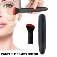 1PCS Portable Beauty Brush USB Charge Electric Makeup Blending Brush Tools Cosmetics Tool Black Concealer Foundation Q0A6