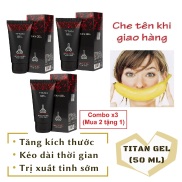 Combo x3Titan Gel Nga cao cấp - Gel dành cho nam - hàng chính hãng