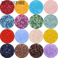 4mm6mm Austria Faceted Crystal Beads High Quality Multicolor Loose Spacer Round Glass Beads For Jewelry Making Diy Accessories