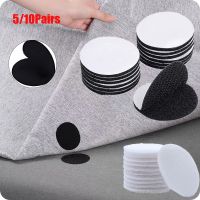 5/10Pairs Strong Self Adhesive Fastener Dots Nylon Sticker Adhesive Tape For Bed Sheet Sofa Mat Carpet Anti Slip Mat 60mm