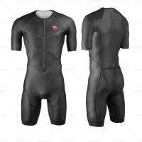 ใหม่ฤดูร้อนกลางแจ้งร่างกายไตรกีฬาผู้ชายขี่จักรยานย์ MTB จักรยาน Skinsuit ชุดกีฬา C Iclismo ขี่จักรยานเสื้อผ้า J Umpsuit