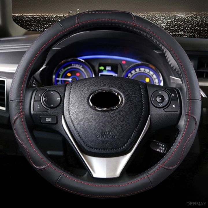 real-leather-car-styling-steering-wheel-cover-for-toyota-corolla-avensis-yaris-rav4-hilux-auris-2013-2014-2015-auto-accessories