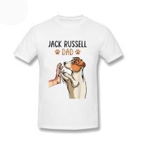 Jack Russell Terrier Dad Cute Dog T Shirt Funny Short Sleeve Cotton MenS T Shirts Mens Clothing Tops Tees 3Xl S-4XL-5XL-6XL