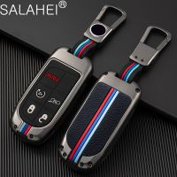 Car Key Cover Case Shell Holder For Jeep Renegade Compass Grand Cherokee Dodge Ram Charger 1500 Challenger Journey Chrysler 300C