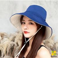 CLM หมวกใส่ได้ "สองด้าน" หมวกเดินเขา หมวกกันแดดกลางแจ้ง หมวกถัง Double-sided sun hat