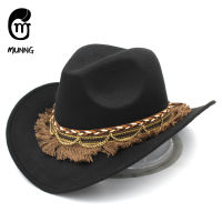 Munng Cute Kids Boys Girls Upturn Wide Brim Fedora Western Cowboy Hat Child Sunhat Outdoor Party Cap