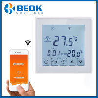 Beok Smart WIFI Floor Thermostat สำหรับองค์ประกอบความร้อนไฟฟ้า Smart Home TDS23WIFIEP Room Thermostat Alexa Voice Control